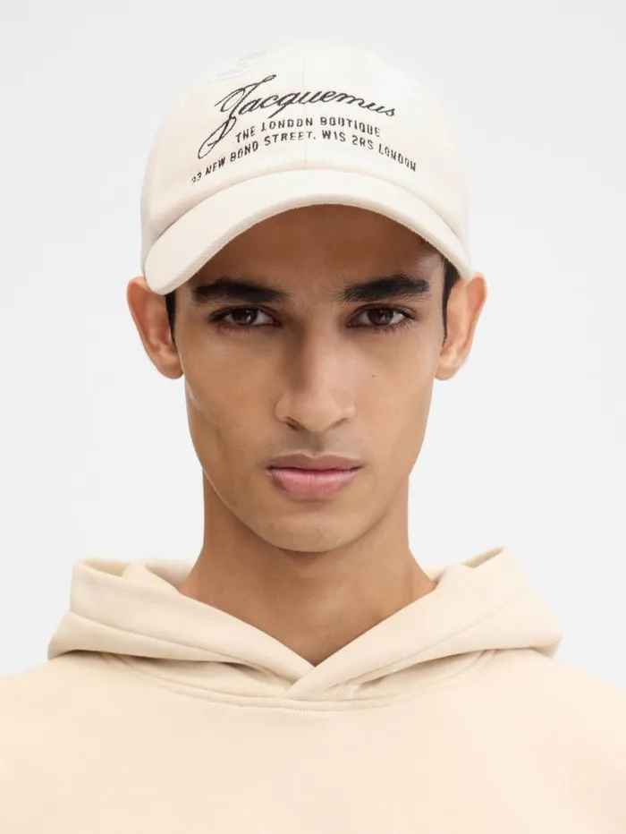 JACQUEMUS The London Baseball Cap Offwhite WomenMen Hats JACQUEMUS The London Baseball Cap Offwhite WomenMen Hats