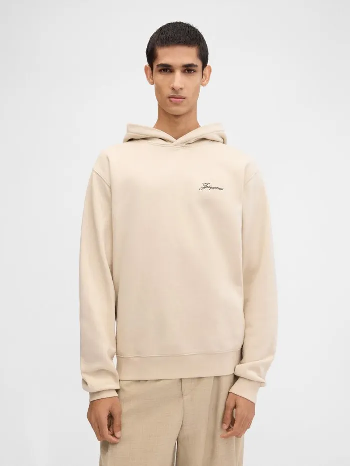 JACQUEMUS The London Hoodie Print Tea Collection WomenMen Sweatshirts and Joggings