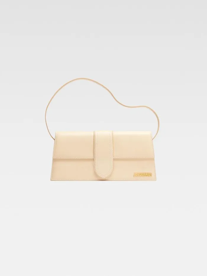 JACQUEMUS The Long Bambino Ivory Women Shoulder Bags