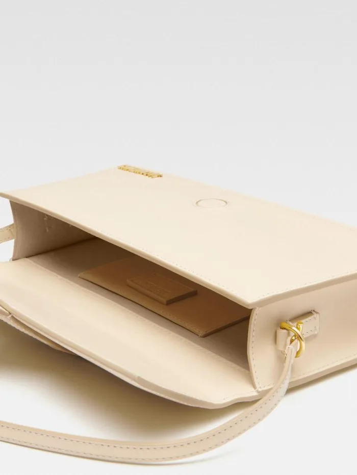 JACQUEMUS The Long Bambino Ivory Women Shoulder Bags JACQUEMUS The Long Bambino Ivory Women Shoulder Bags