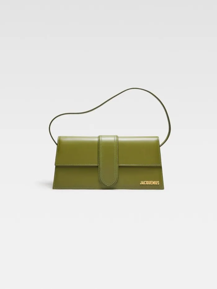 JACQUEMUS The Long Bambino Khaki Women Shoulder Bags