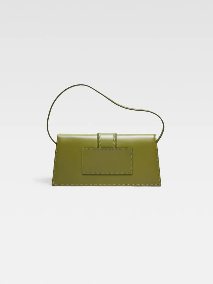JACQUEMUS The Long Bambino Khaki Women Shoulder Bags JACQUEMUS The Long Bambino Khaki Women Shoulder Bags