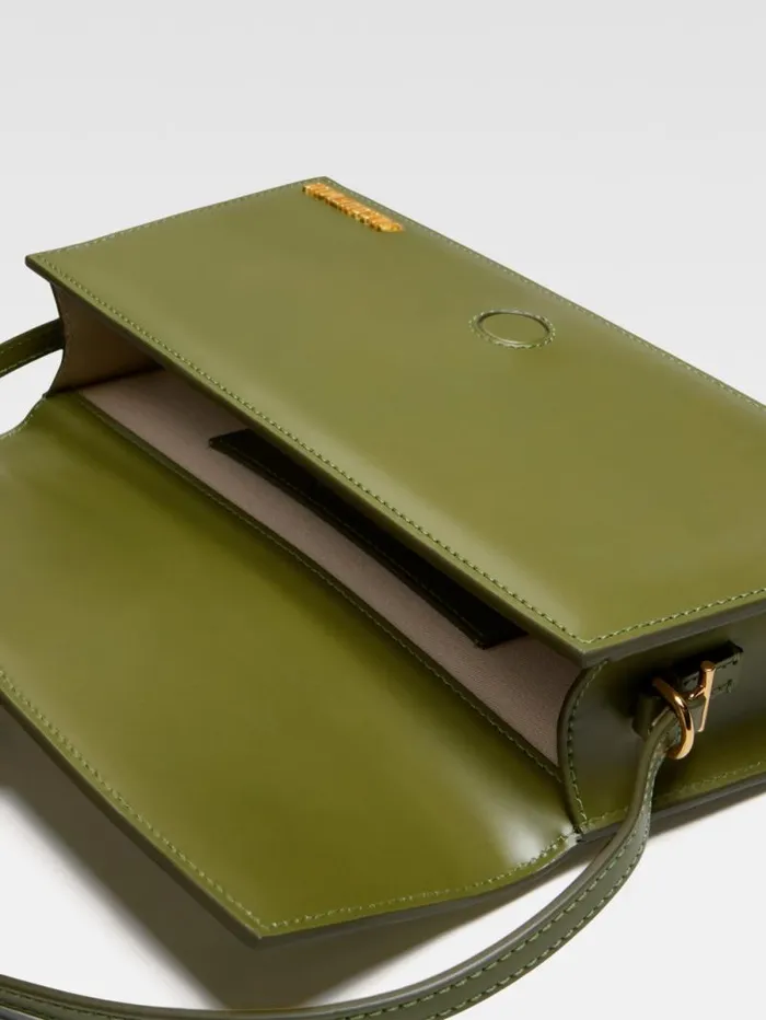 JACQUEMUS The Long Bambino Khaki Women Shoulder Bags JACQUEMUS The Long Bambino Khaki Women Shoulder Bags
