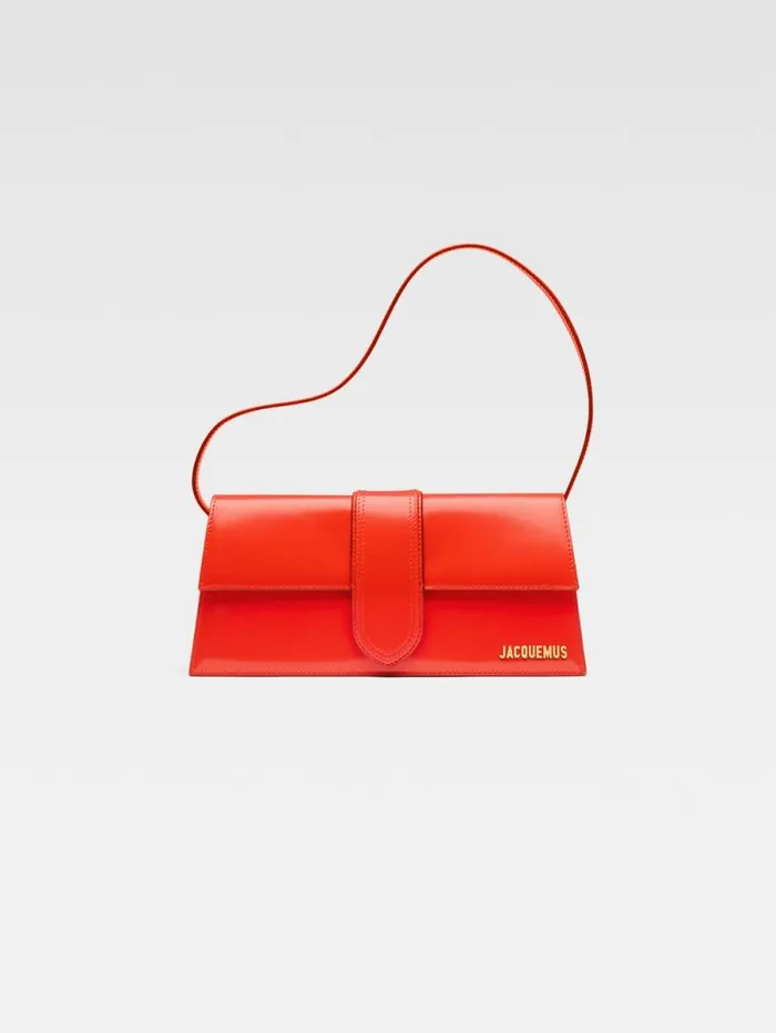 JACQUEMUS The Long Bambino Orange Women Shoulder Bags
