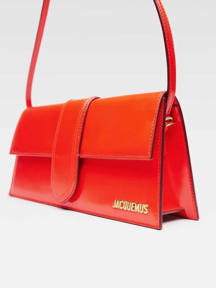JACQUEMUS The Long Bambino Orange Women Shoulder Bags JACQUEMUS The Long Bambino Orange Women Shoulder Bags