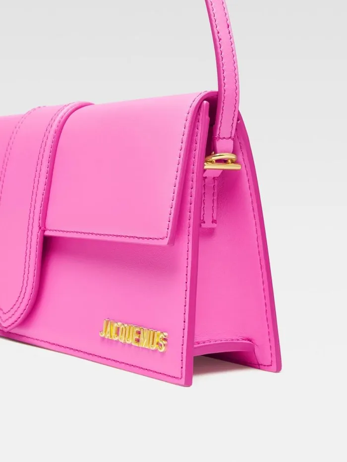 JACQUEMUS The Long Bambino Pink Women Shoulder Bags JACQUEMUS The Long Bambino Pink Women Shoulder Bags