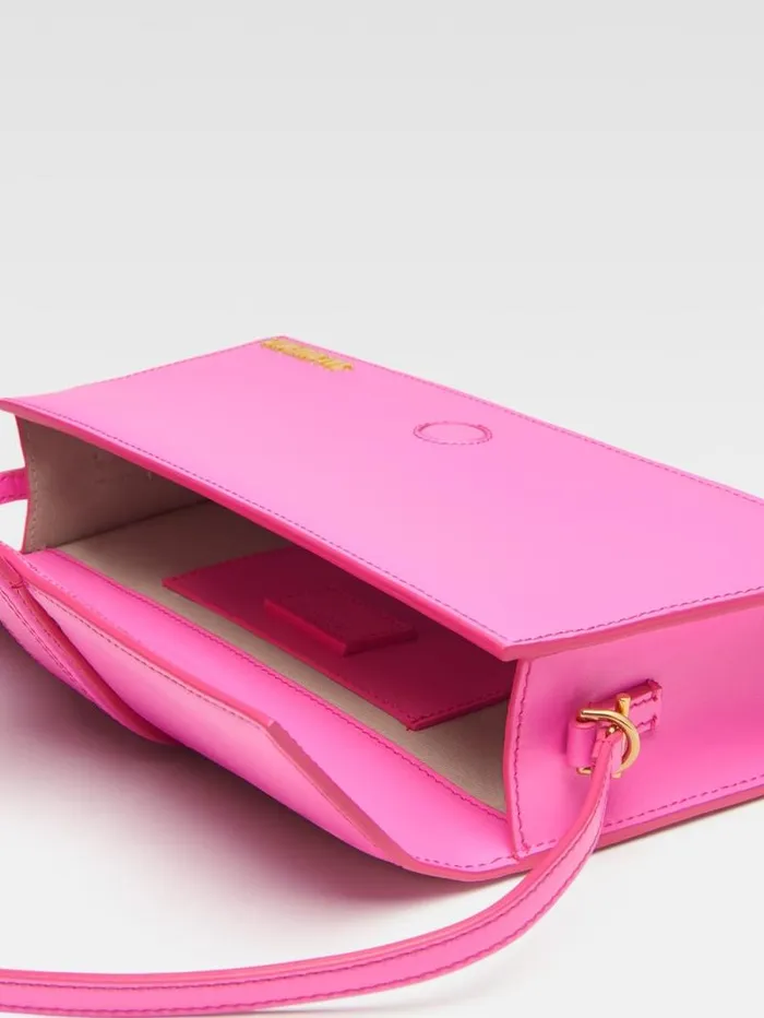 JACQUEMUS The Long Bambino Pink Women Shoulder Bags JACQUEMUS The Long Bambino Pink Women Shoulder Bags