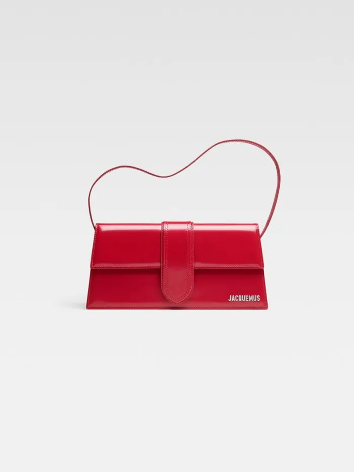 JACQUEMUS The Long Bambino Red Women Shoulder Bags