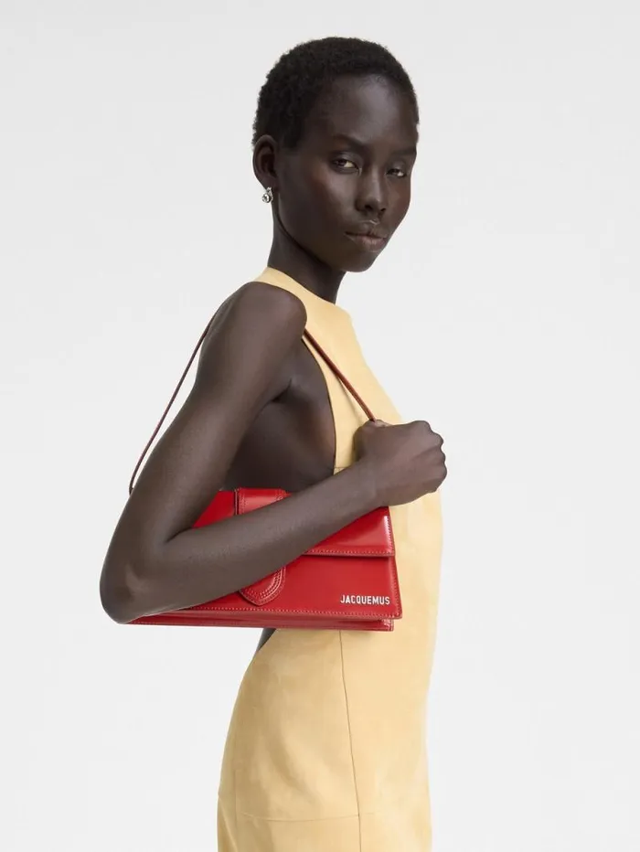 JACQUEMUS The Long Bambino Red Women Shoulder Bags JACQUEMUS The Long Bambino Red Women Shoulder Bags