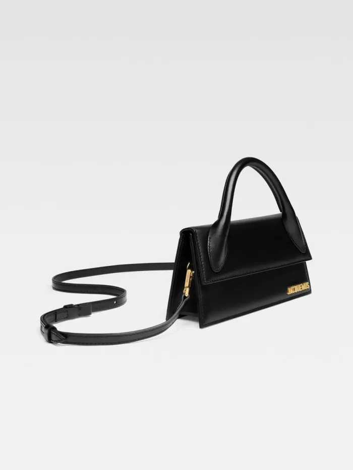 JACQUEMUS The Long Chiquito Black Women Crossbody and Handbags JACQUEMUS The Long Chiquito Black Women Crossbody and Handbags