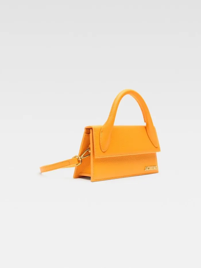 JACQUEMUS The Long Chiquito Dark Orange Women Crossbody and Handbags JACQUEMUS The Long Chiquito Dark Orange Women Crossbody and Handbags