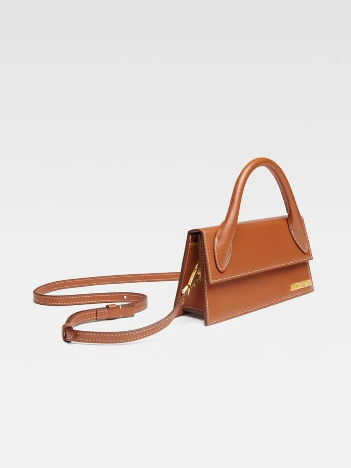 JACQUEMUS The Long Chiquito Light Brown Women Crossbody and Handbags JACQUEMUS The Long Chiquito Light Brown Women Crossbody and Handbags