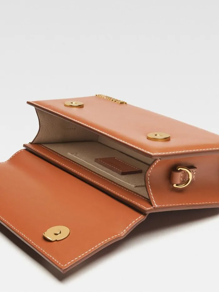 JACQUEMUS The Long Chiquito Light Brown Women Crossbody and Handbags JACQUEMUS The Long Chiquito Light Brown Women Crossbody and Handbags
