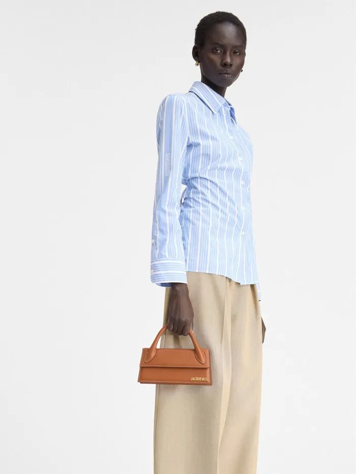 JACQUEMUS The Long Chiquito Light Brown Women Crossbody and Handbags JACQUEMUS The Long Chiquito Light Brown Women Crossbody and Handbags