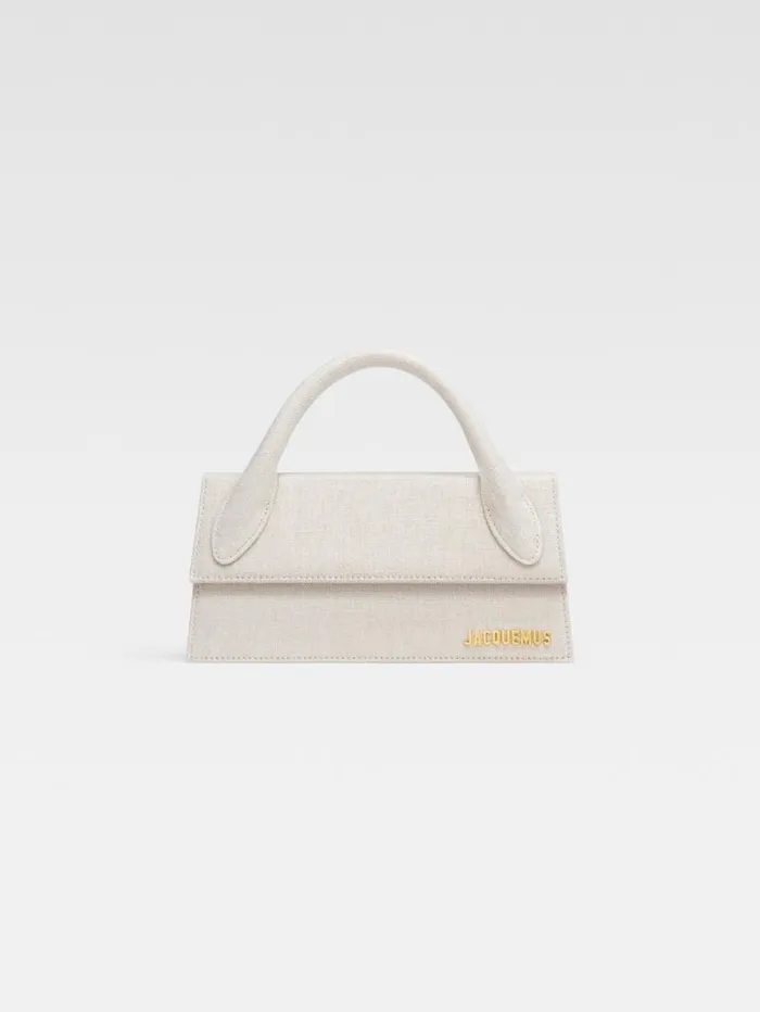 JACQUEMUS The Long Chiquito Light Greige Women Crossbody and Handbags