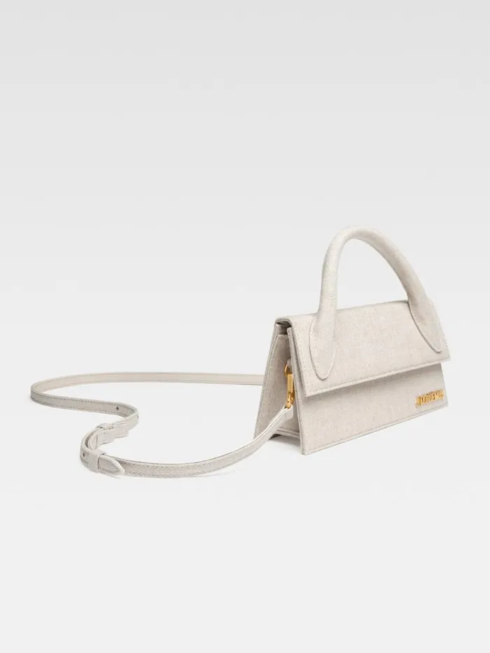 JACQUEMUS The Long Chiquito Light Greige Women Crossbody and Handbags JACQUEMUS The Long Chiquito Light Greige Women Crossbody and Handbags