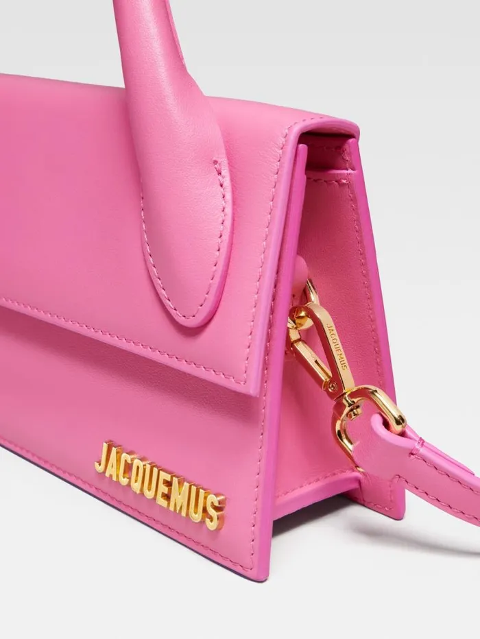 JACQUEMUS The Long Chiquito Pink Women Crossbody and Handbags