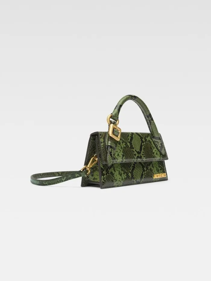 JACQUEMUS The Long Chiquito With Buckle Green Women Crossbody and Handbags JACQUEMUS The Long Chiquito With Buckle Green Women Crossbody and Handbags