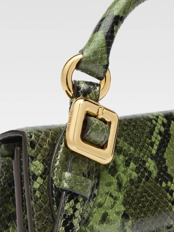 JACQUEMUS The Long Chiquito With Buckle Green Women Crossbody and Handbags JACQUEMUS The Long Chiquito With Buckle Green Women Crossbody and Handbags