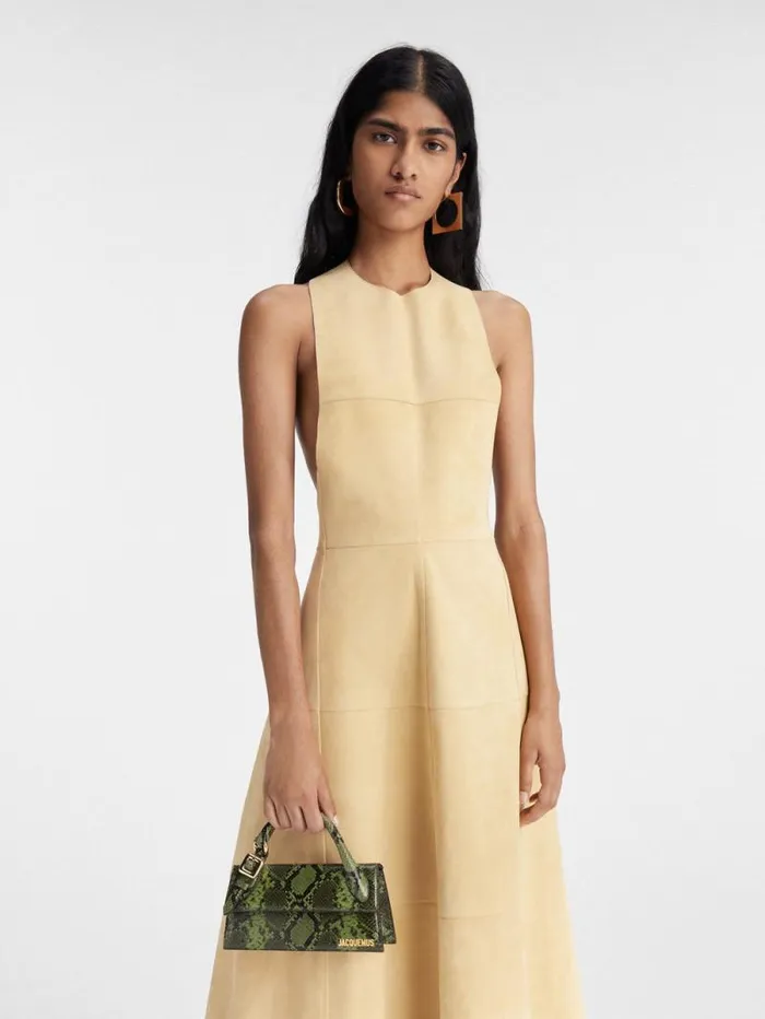 JACQUEMUS The Long Chiquito With Buckle Green Women Crossbody and Handbags JACQUEMUS The Long Chiquito With Buckle Green Women Crossbody and Handbags