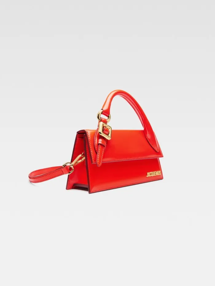 JACQUEMUS The Long Chiquito With Buckle Orange Women Crossbody and Handbags JACQUEMUS The Long Chiquito With Buckle Orange Women Crossbody and Handbags