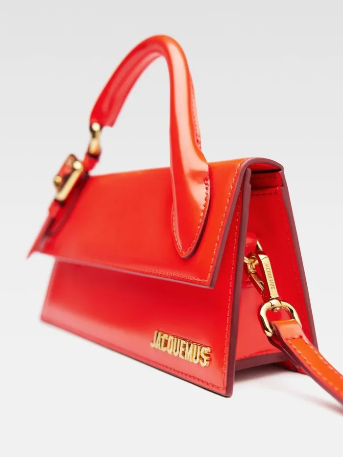 JACQUEMUS The Long Chiquito With Buckle Orange Women Crossbody and Handbags JACQUEMUS The Long Chiquito With Buckle Orange Women Crossbody and Handbags