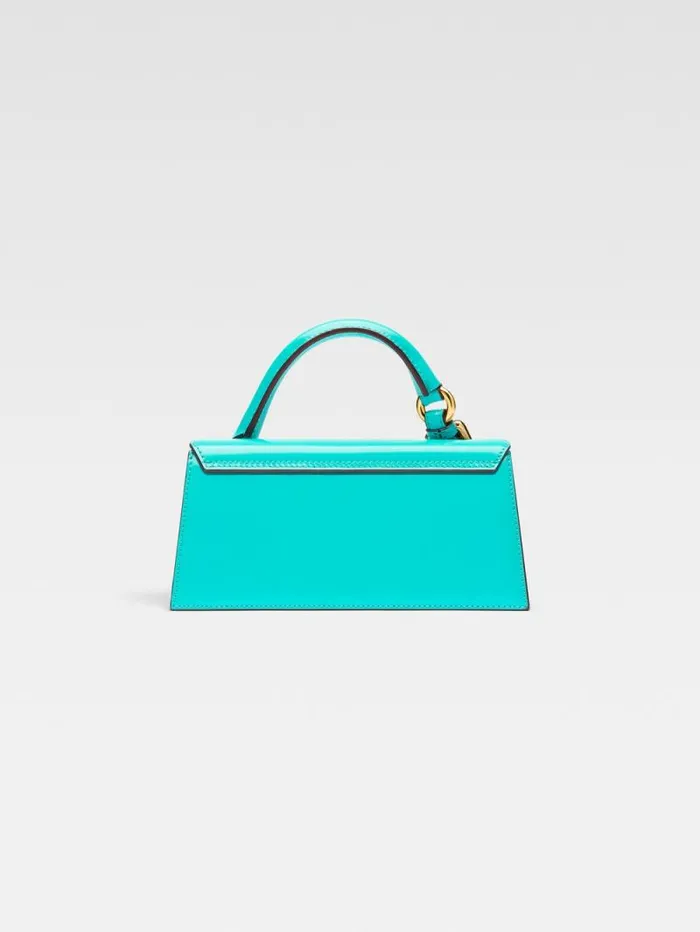 JACQUEMUS The Long Chiquito With Buckle Turquoise Women Crossbody and Handbags