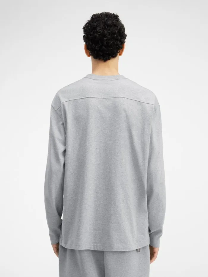 JACQUEMUS The Longsleeve Tshirt Grey WomenMen Tshirts JACQUEMUS The Longsleeve Tshirt Grey WomenMen Tshirts
