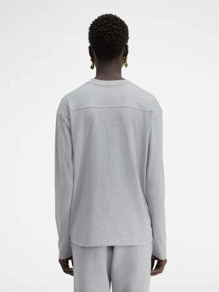 JACQUEMUS The Longsleeve Tshirt Grey WomenMen Tshirts JACQUEMUS The Longsleeve Tshirt Grey WomenMen Tshirts