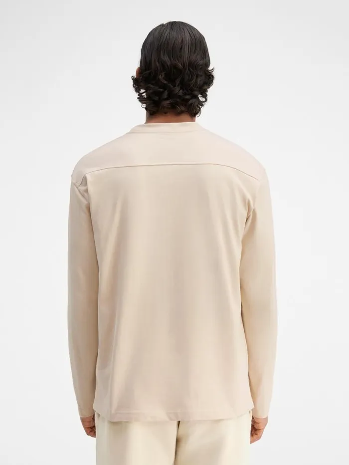 JACQUEMUS The Longsleeve Tshirt Light Beige WomenMen Tshirts JACQUEMUS The Longsleeve Tshirt Light Beige WomenMen Tshirts