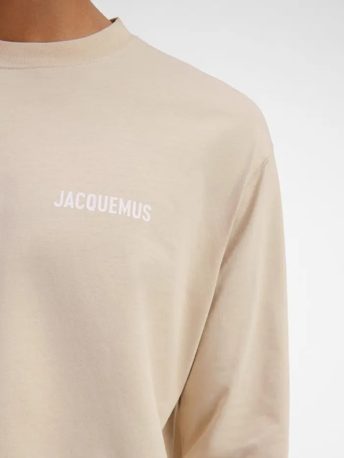 JACQUEMUS The Longsleeve Tshirt Light Beige WomenMen Tshirts JACQUEMUS The Longsleeve Tshirt Light Beige WomenMen Tshirts