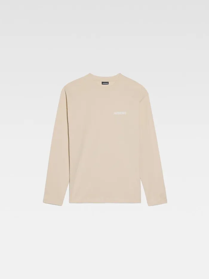 JACQUEMUS The Longsleeve Tshirt Light Beige WomenMen Tshirts JACQUEMUS The Longsleeve Tshirt Light Beige WomenMen Tshirts