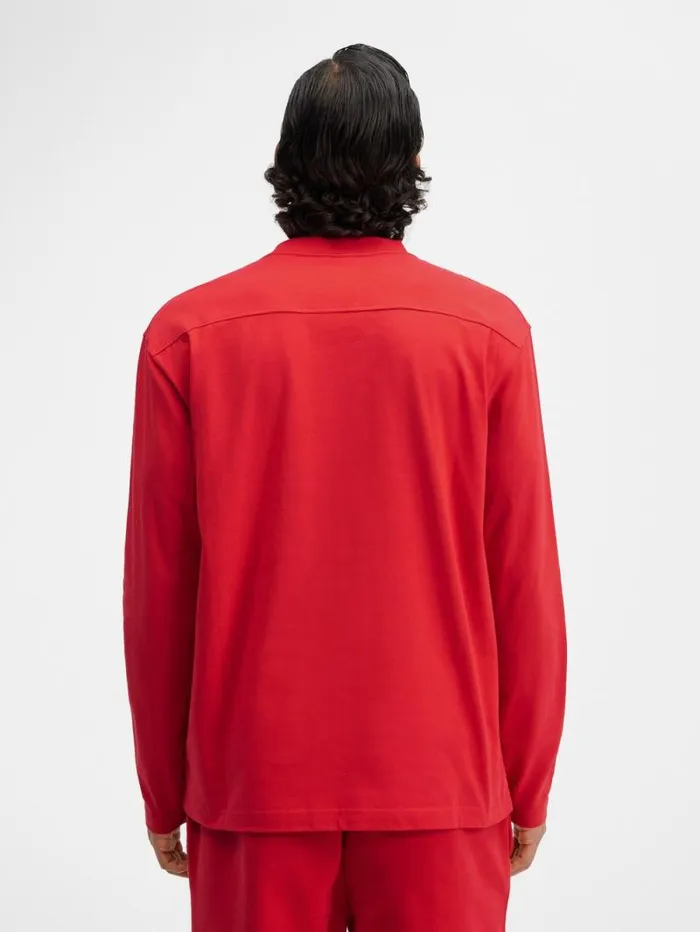 JACQUEMUS The Longsleeve Tshirt Red WomenMen Tshirts