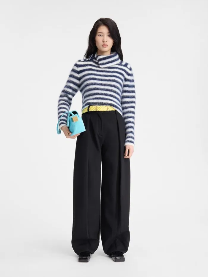 JACQUEMUS The Marina Sweater Multinavy Women Knits