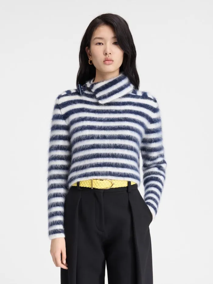 JACQUEMUS The Marina Sweater Multinavy Women Knits JACQUEMUS The Marina Sweater Multinavy Women Knits