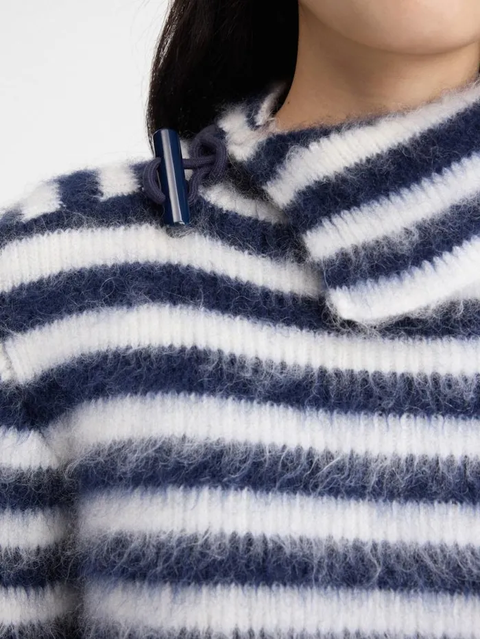 JACQUEMUS The Marina Sweater Multinavy Women Knits JACQUEMUS The Marina Sweater Multinavy Women Knits