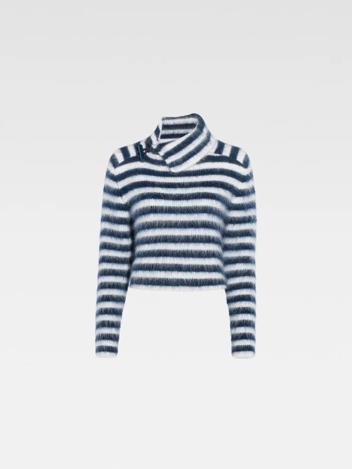 JACQUEMUS The Marina Sweater Multinavy Women Knits JACQUEMUS The Marina Sweater Multinavy Women Knits