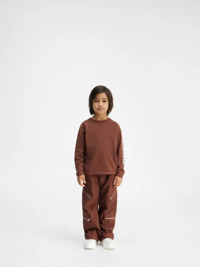 JACQUEMUS The Marrone Kids039 Cargo Pants Dark Brown WomenMen Bottoms