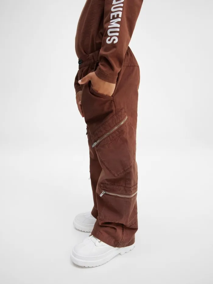 JACQUEMUS The Marrone Kids039 Cargo Pants Dark Brown WomenMen Bottoms JACQUEMUS The Marrone Kids039 Cargo Pants Dark Brown WomenMen Bottoms