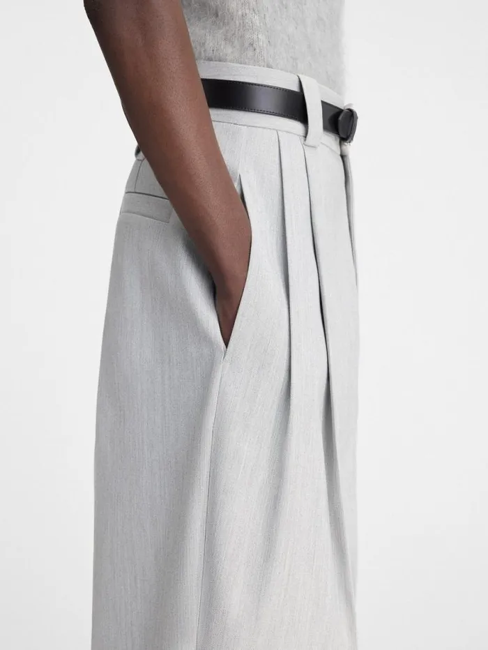 JACQUEMUS The Marzio Pants Light Grey Men Trousers and Shorts JACQUEMUS The Marzio Pants Light Grey Men Trousers and Shorts