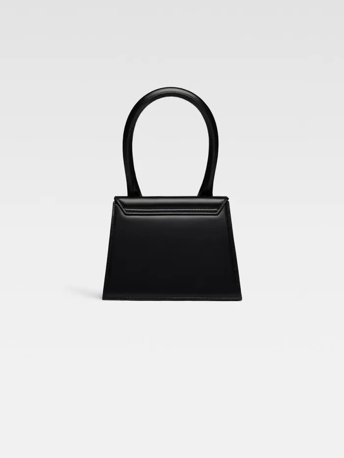 JACQUEMUS The Medium Chiquito Black Women Crossbody and Handbags JACQUEMUS The Medium Chiquito Black Women Crossbody and Handbags