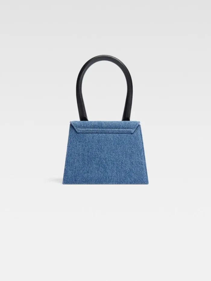JACQUEMUS The Medium Chiquito Blue Women Crossbody and Handbags JACQUEMUS The Medium Chiquito Blue Women Crossbody and Handbags