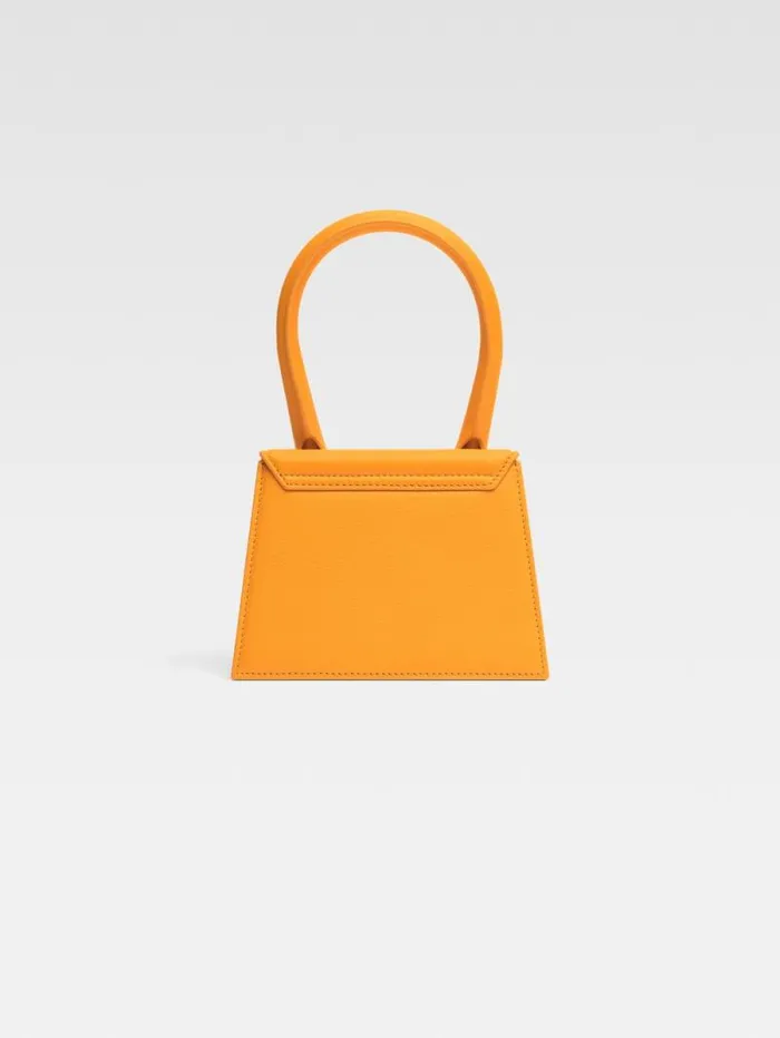 JACQUEMUS The Medium Chiquito Dark Orange Women Crossbody and Handbags JACQUEMUS The Medium Chiquito Dark Orange Women Crossbody and Handbags