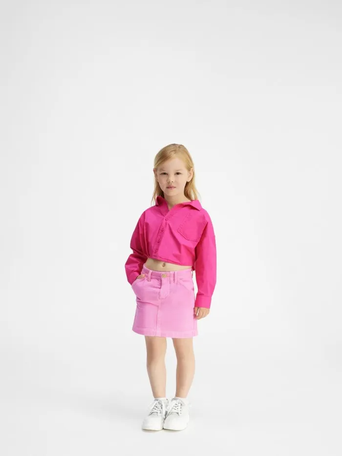 JACQUEMUS The Mejean Kids039 Shirt Neon Pink WomenMen Tops