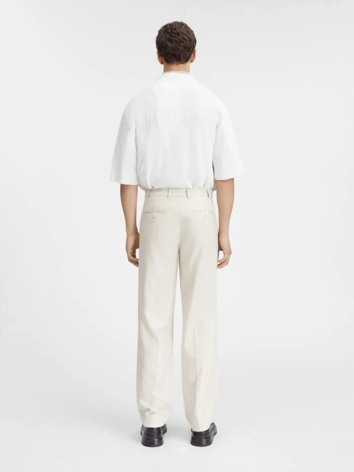 JACQUEMUS The Melo Pants Light Beige Men Trousers and Shorts JACQUEMUS The Melo Pants Light Beige Men Trousers and Shorts