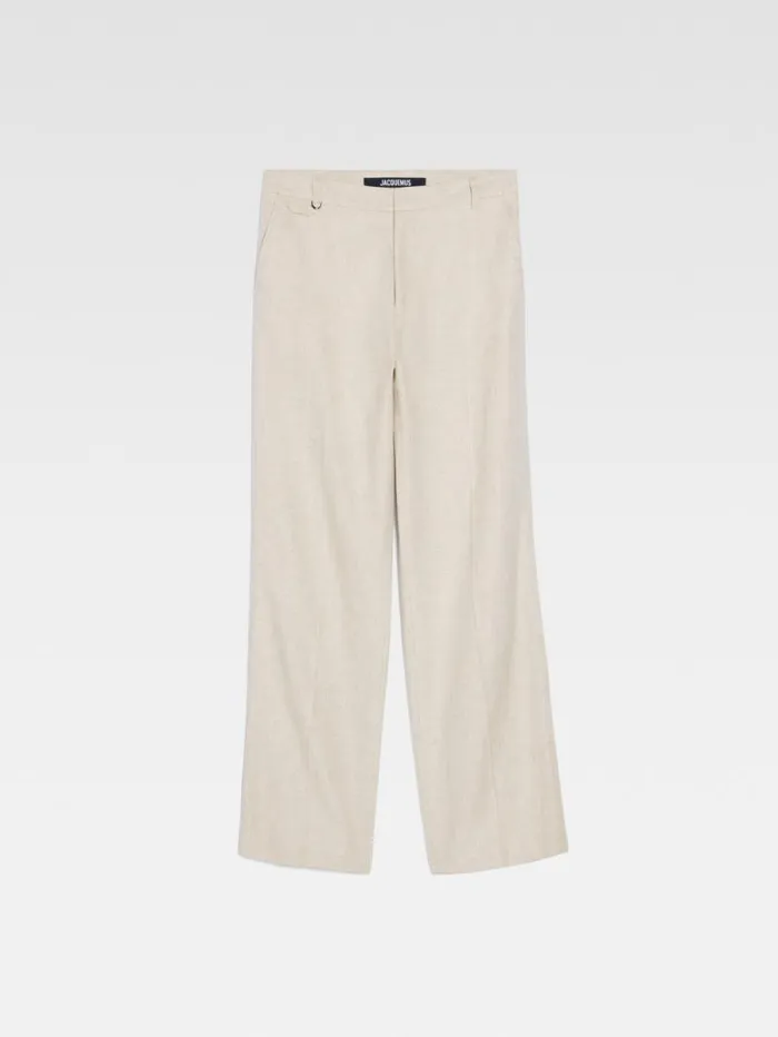 JACQUEMUS The Melo Pants Light Beige Men Trousers and Shorts JACQUEMUS The Melo Pants Light Beige Men Trousers and Shorts