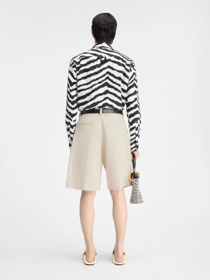 JACQUEMUS The Melo Shorts Light Beige Men Trousers and Shorts JACQUEMUS The Melo Shorts Light Beige Men Trousers and Shorts