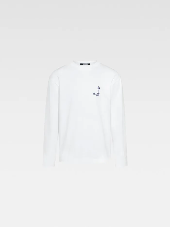 JACQUEMUS The Mer Longsleeve Tshirt White Men Tshirts JACQUEMUS The Mer Longsleeve Tshirt White Men Tshirts