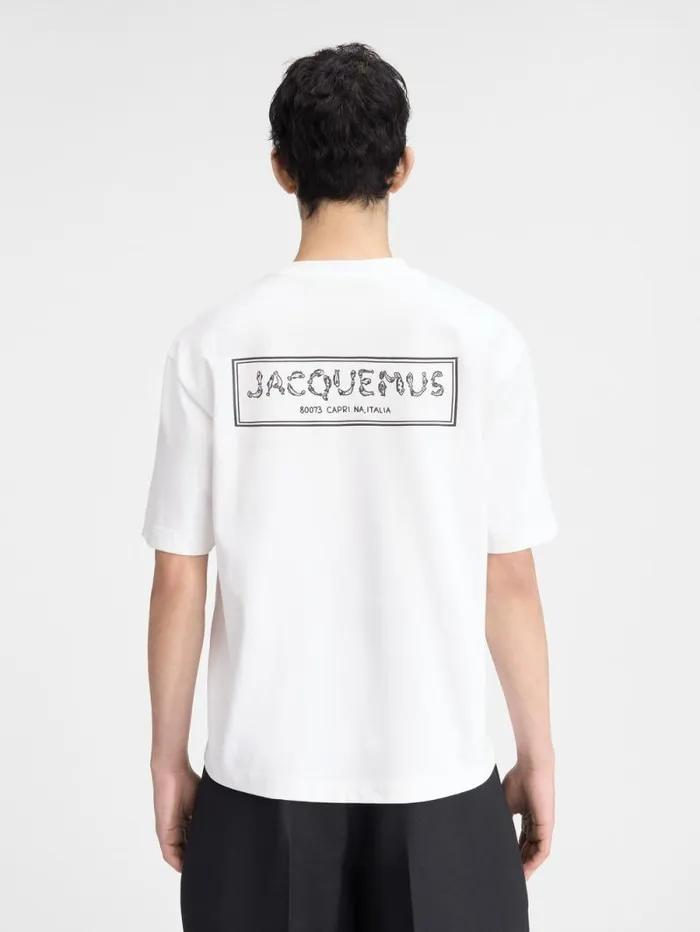 JACQUEMUS The Mer Tshirt White Men Tshirts JACQUEMUS The Mer Tshirt White Men Tshirts