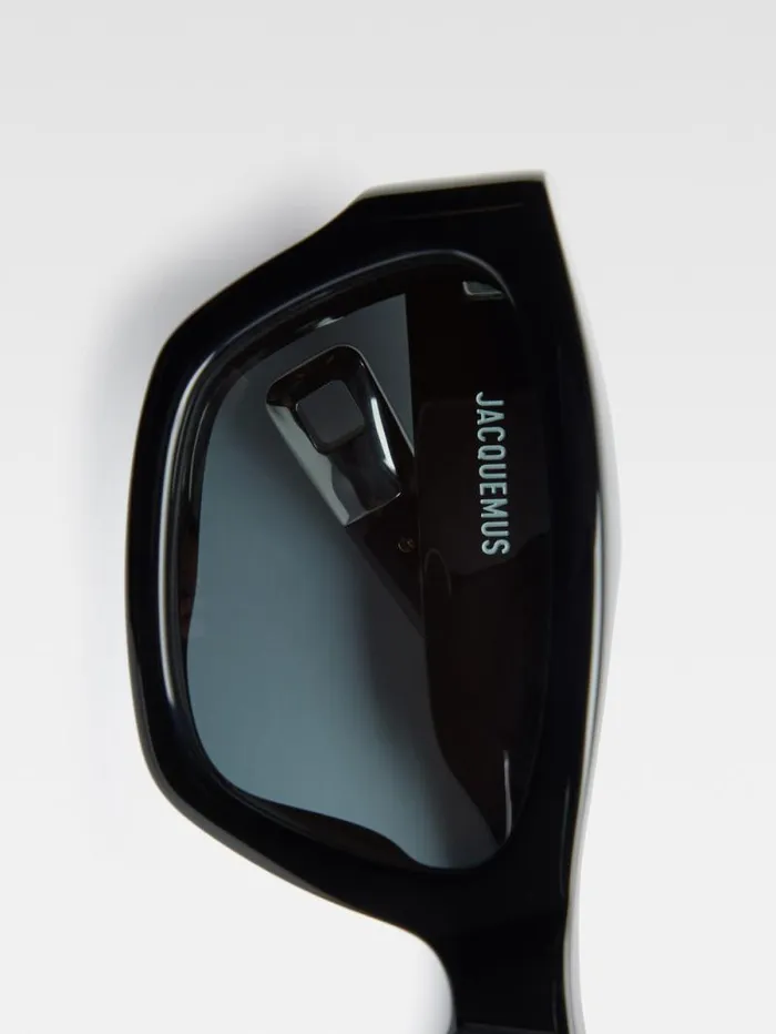 JACQUEMUS The Meridiano Sunglasses Black WomenMen Sunglasses